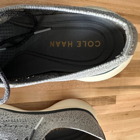 Cole Haan Men's Grand Troy Knit Ox Oxford - 8.5 Mens NIB Cool Gray/Ironston Gray - Picture 7 of 8